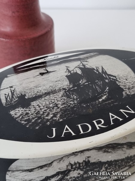Jadran Kandit régi gyűjtői fémdoboz - dekoratív darab