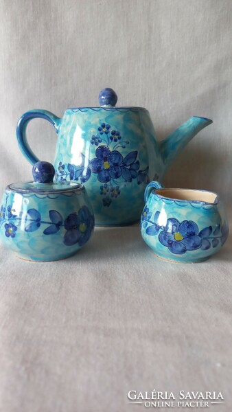 Italian ceramic tea set