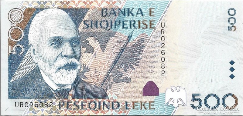 500 Lek leke 2001 Albania unc