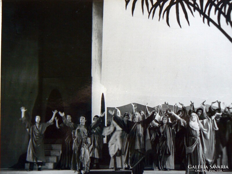 Director, set designer Zoltán Fábri, city theater: debussy: prodigal boy, large photo (16x23)