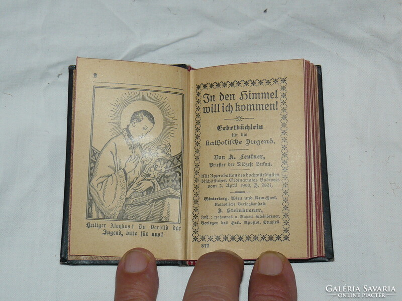 Német nyelvű imakönyv a XX. század elejéről