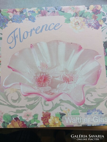 Florence gyönyörű pink dísztál, kínáló
