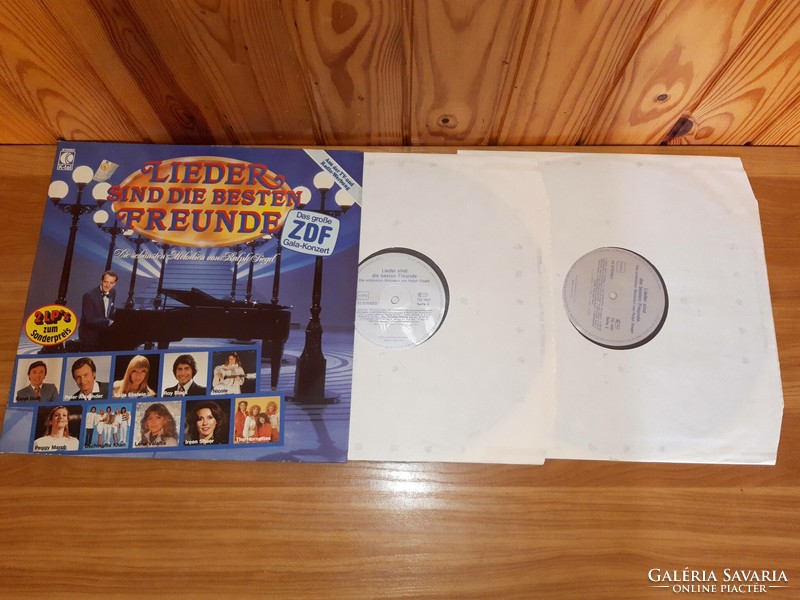 LP Bakelit vinyl hanglemez Lieder Sind Die Besten Freunde - Siegel