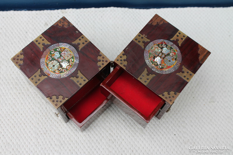 Jewelery box with copper studs