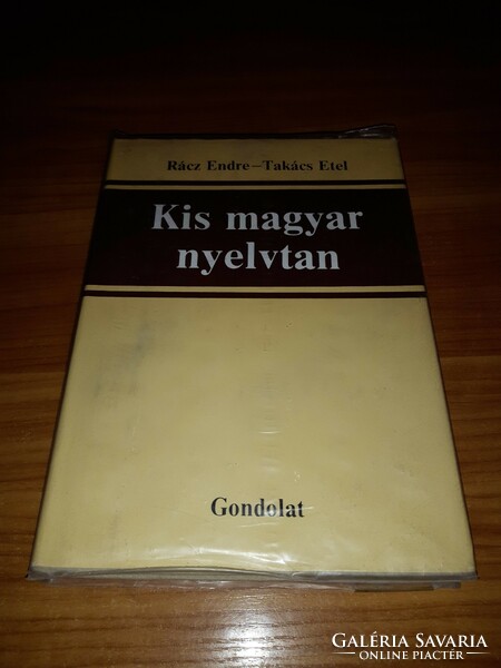 Small Hungarian grammar - lattice endre - weaver food - thought - 1987 book