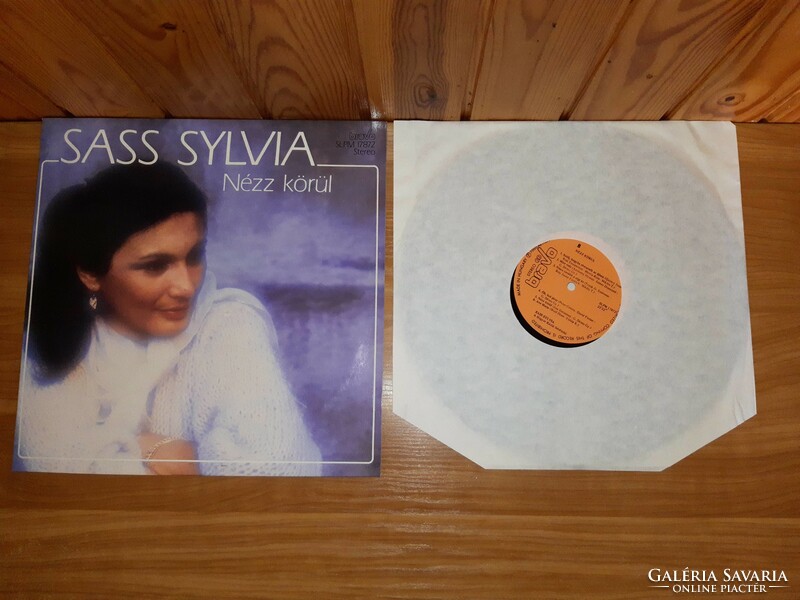 LP Bakelit vinyl hanglemez Sass Sylvia: Nézz Körül (Bravo SLPM 17872)