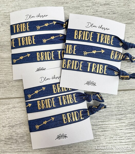 Bride Tribe karkötők lánybúcsúra- 9db- kék