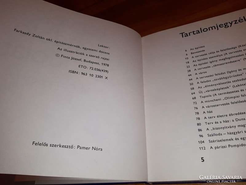 Finta József - Pamer Nóra (szerk.) - Tervek, gondok, gondolatok - Mai építészetünk könyv
