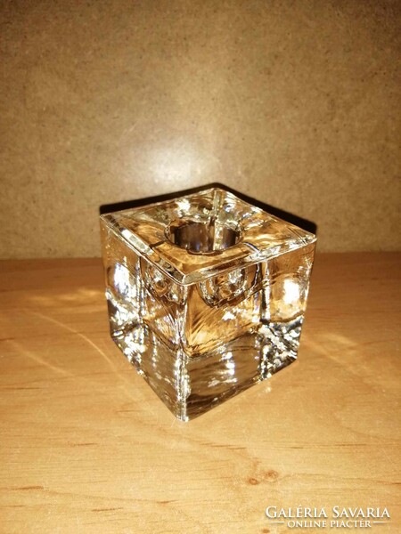 Üveg levélnehezék kocka 5,2*5,2*5,2 cm (b)