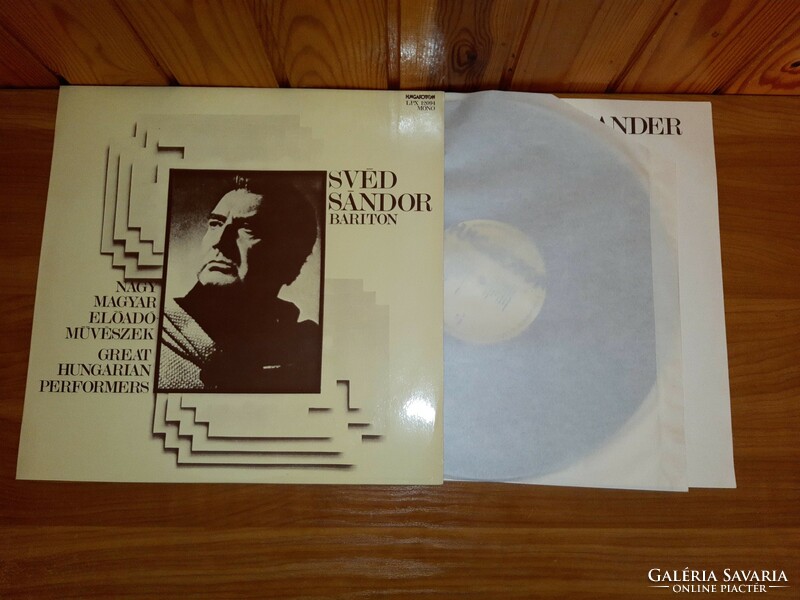 LP Bakelit vinyl hanglemez Svéd Sándor bariton (előadóművészek)
