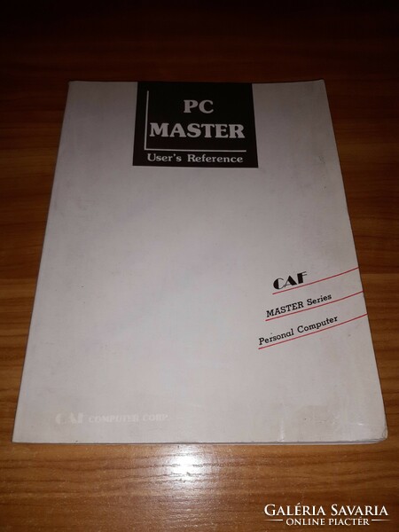 Pc master user's reference - caf computer corp book