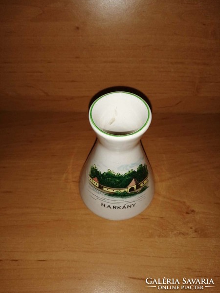 Bodrogkeresztúri kerámia HARKÁNY emlék váza - 10,5 cm magas (19/d)