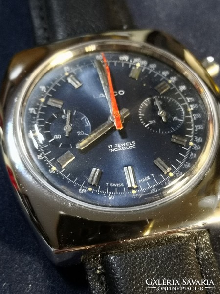 Lanco-chronograph men's wristwatch 1970.