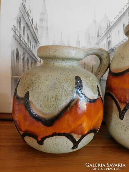Scheurich mid century ceramic vase family