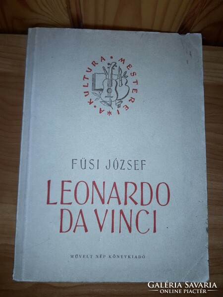 József Füsi - Leonardo da Vinci (cultured people's book publisher, 1952) book