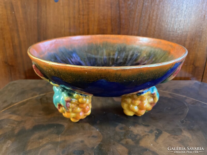 Antique corn ceramic bowl