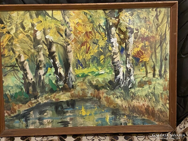 Barcsay Jenő forest painting