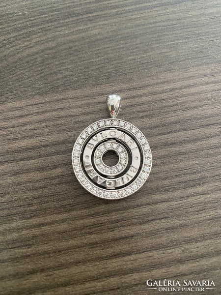 Bvlgari, bulgari astrale beautiful silver pendant