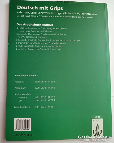 Deutsch mit Grips 2 - Lehrmaterial: Kursbuch + Arbeitsbuch + Lehrerhandbuch