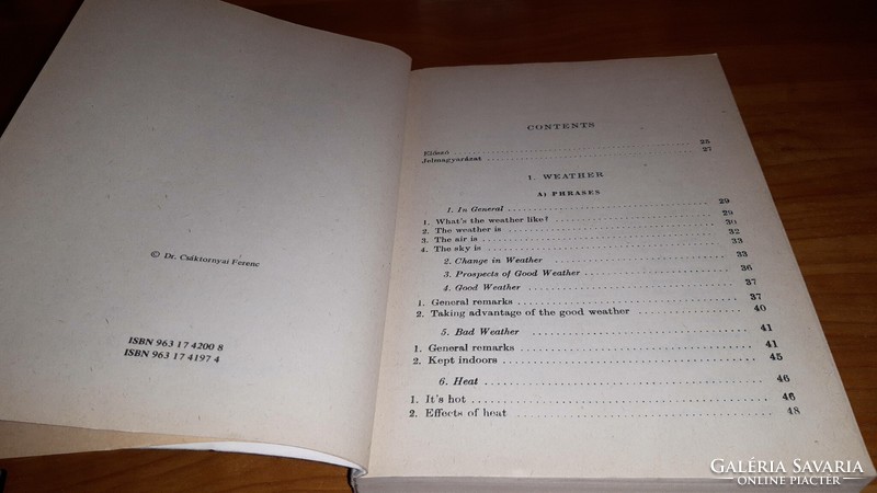 Dr. Csáktornyai Ferenc - Az angol köznapi nyelv szólásformái - 1979 füzet