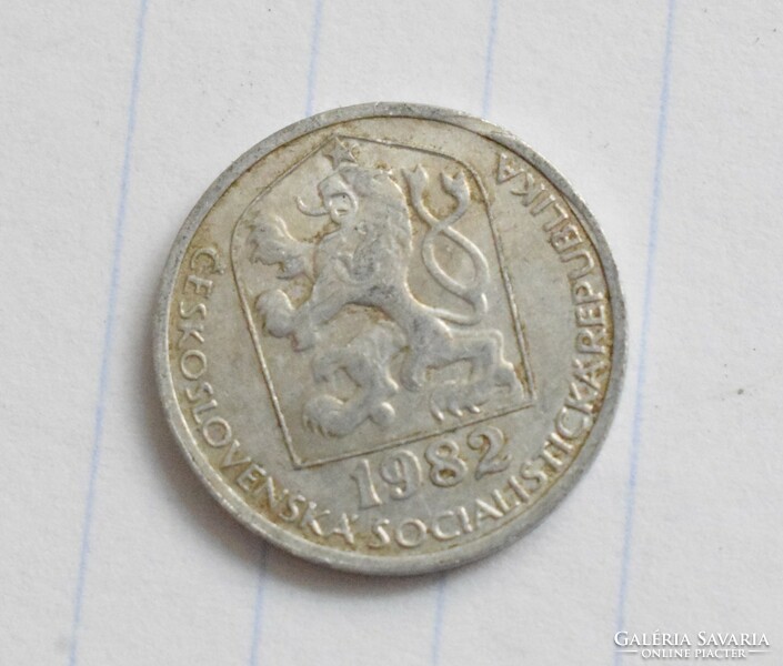 Czechoslovakia 10 heller, 1982, money, coin