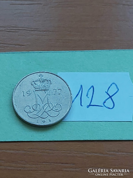 Denmark 10 öre 1977 copper-nickel, ii. Queen Margaret 128