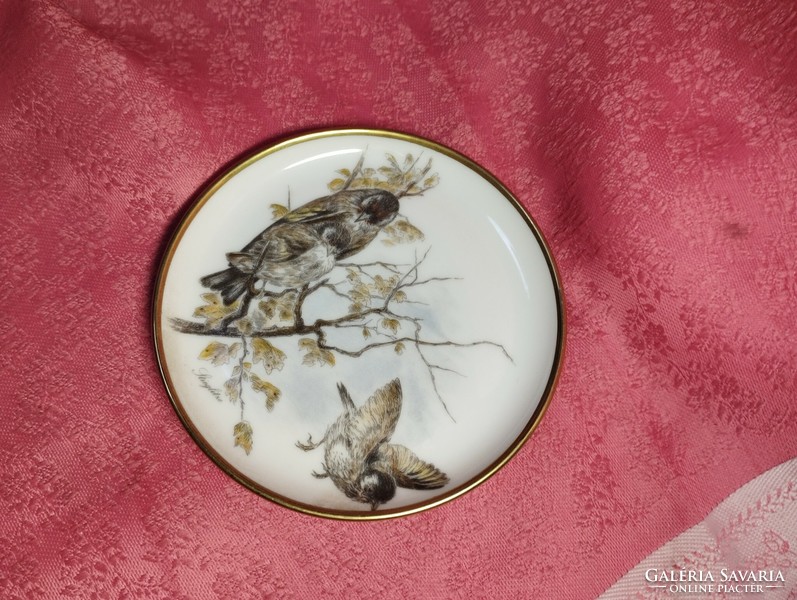 Kaiser, bird porcelain bowl, plate