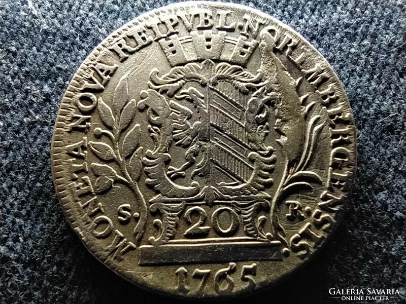 Német Államok Nürnberg ezüst 20 krajcár 1765  (id60147)