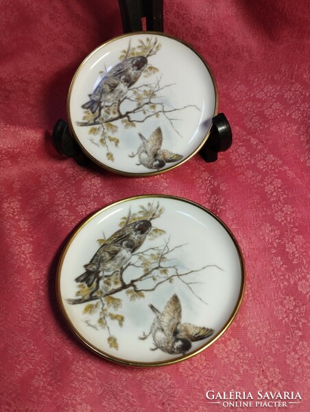 Kaiser, bird porcelain bowl, plate