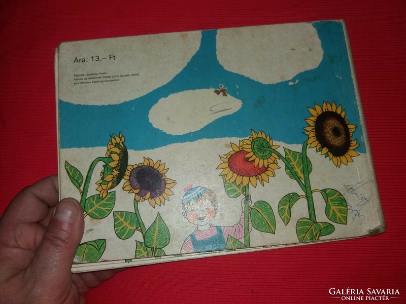 1963. SÜT A NAP ! verses ,mondókás gyermek könyv NAGYON RITKA a képek szerint MINERVA
