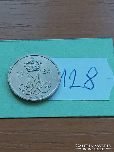 Denmark 10 öre 1984 copper-nickel, ii. Queen Margaret 128