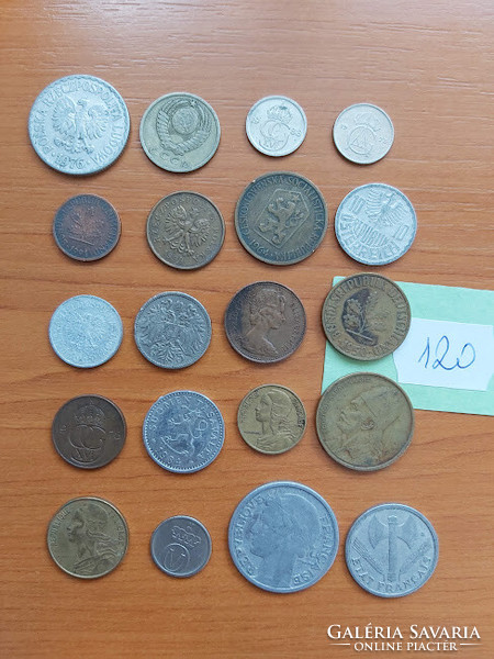 Mixed coins 20 pieces 120