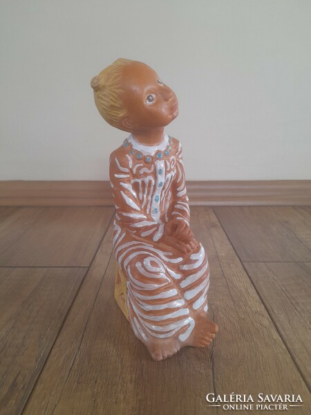 Margit Kovács ceramic girl figure