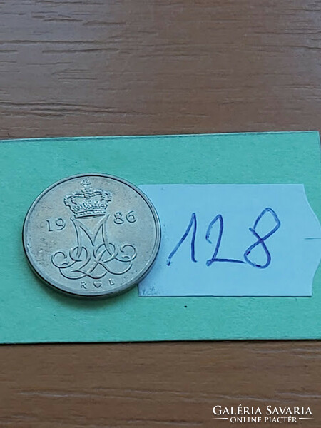 Denmark 10 öre 1986 copper-nickel, ii. Queen Margaret 128