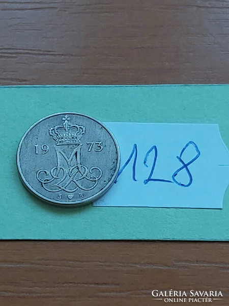 Denmark 10 öre 1973 copper-nickel, ii. Queen Margaret 128