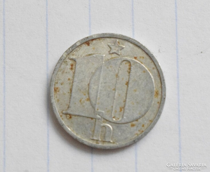 Czechoslovakia 10 heller, 1982, money, coin