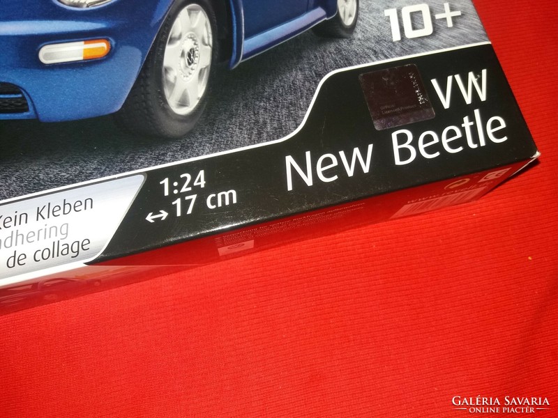Minőségi REVELL  VW NEW BEETLE - BOGÁR makett KIT szett modellautó dobozával 1:24 a képek szerint 2.