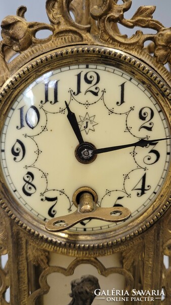 Old Junghans copper mantel clock