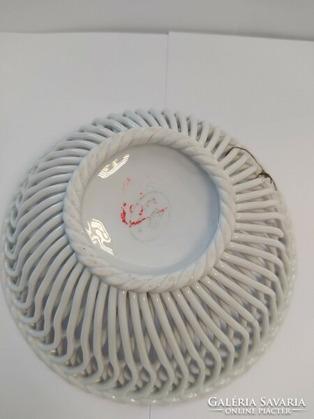 Openwork Romanian porcelain bowl