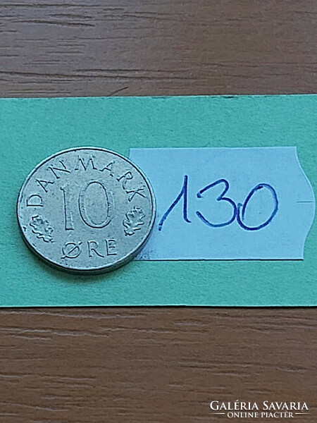 Denmark 10 öre 1975 copper-nickel, ii. Queen Margaret 130