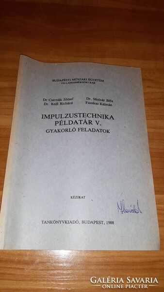 BME Villamosmérnöki kar - Impulzustechnika Példatár V. 1988