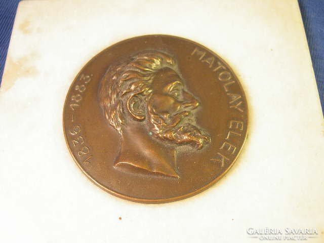 Matolay medal for Mr. Hámos 1931