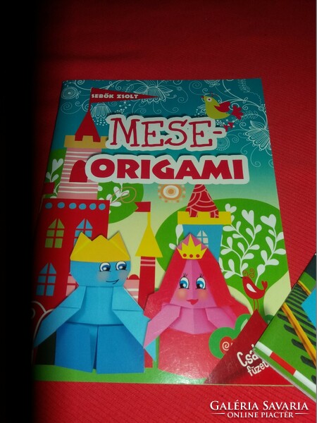 2 pieces of creative game educational origami book not only for children, but also in one condition according to the pictures