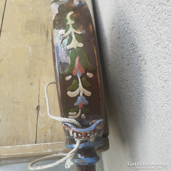Old ceramic water bottle hmv. Horseshoe?