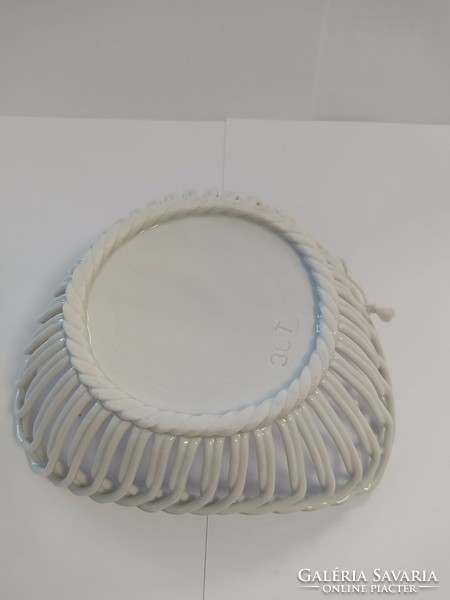 Openwork Romanian porcelain bowl