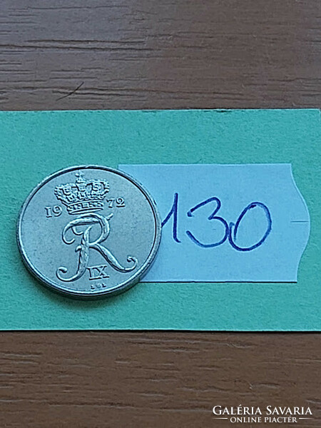 Denmark 10 öre 1972 copper-nickel, ix. King Frederick 130