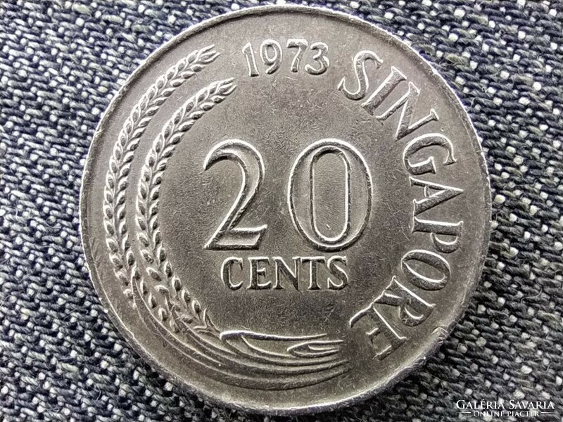 Singapore swordfish 20 cents 1973 (id46928)
