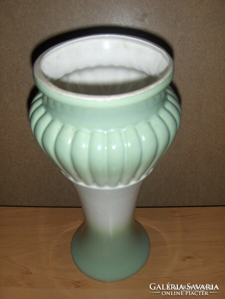 Retro nagy méretű kerámia váza -  32 cm magas (4/d)