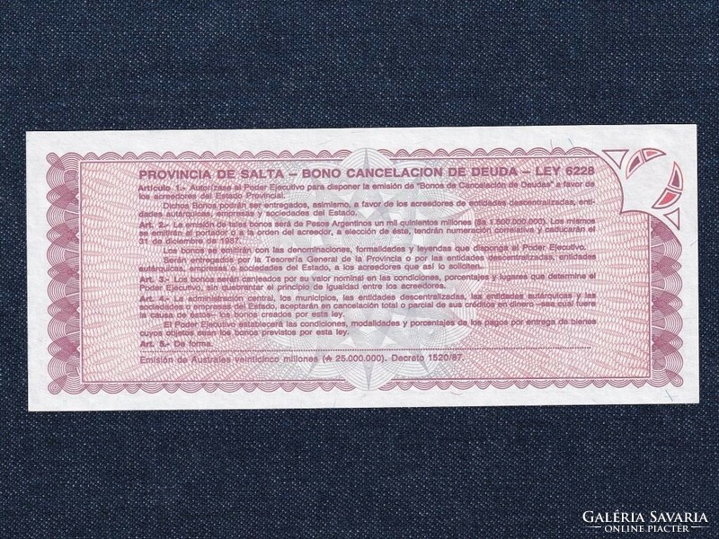 Argentína 1 austral szükségpénz 1982 (id63309)
