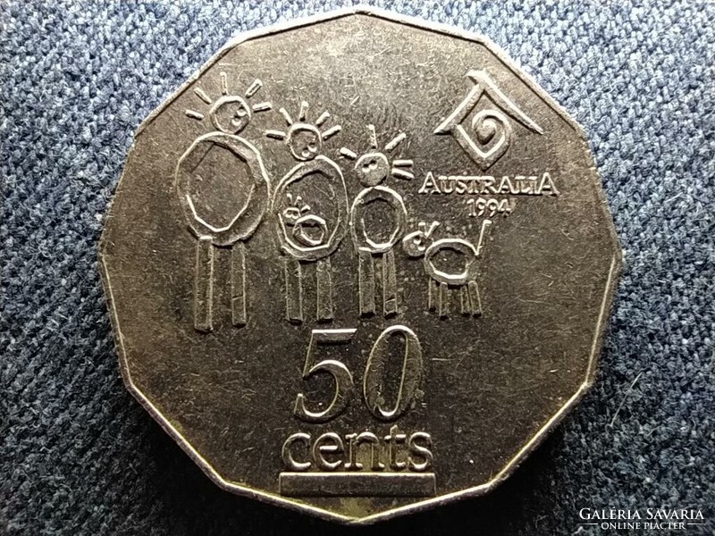 Australia International Year of the Family 50 cent 1994 (id62182)